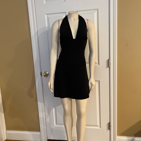 Princess Polly Tinisie Halter Mini Dress Black - Picture 8 of 13